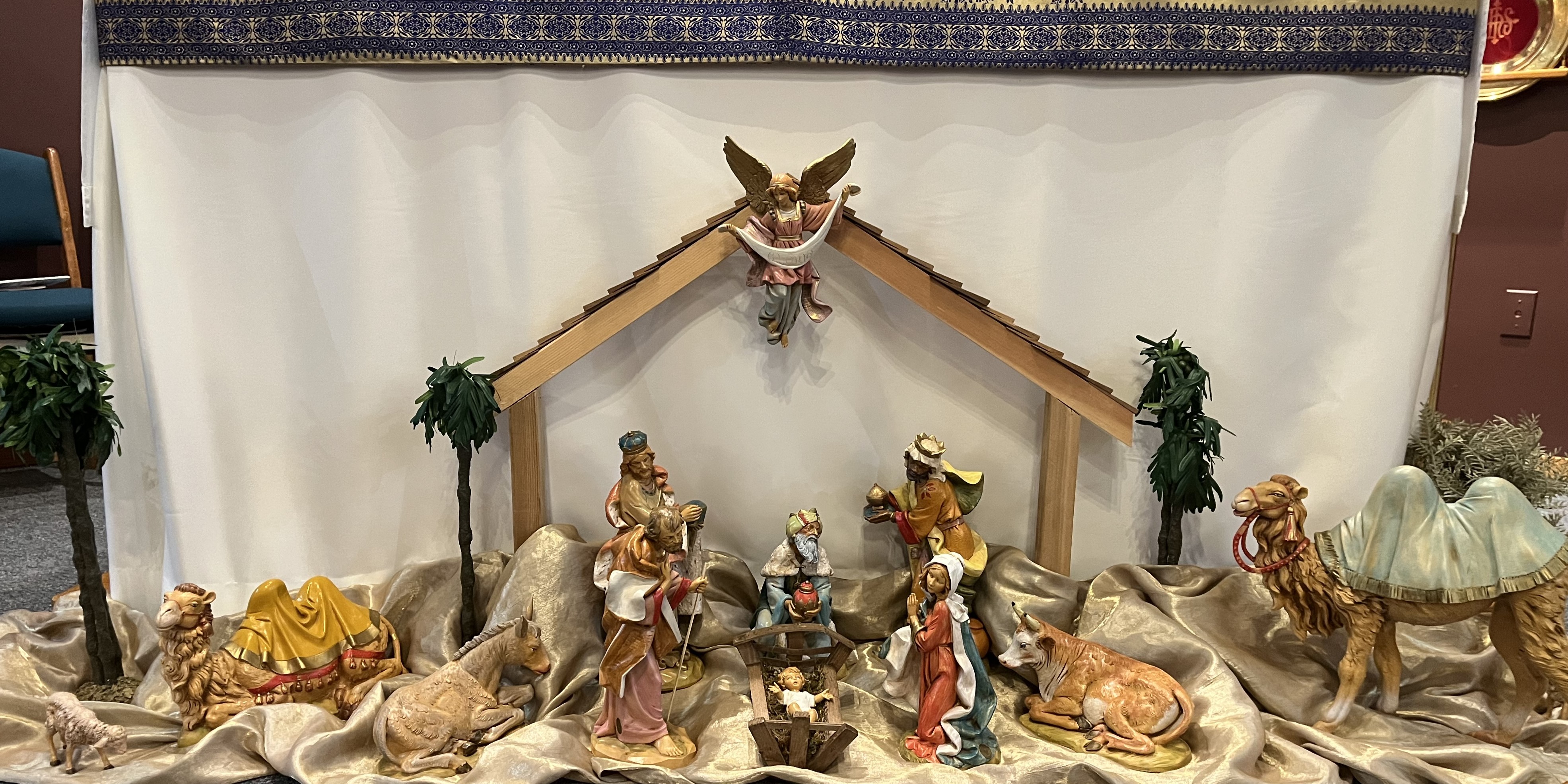 Nativity scene during Christmas